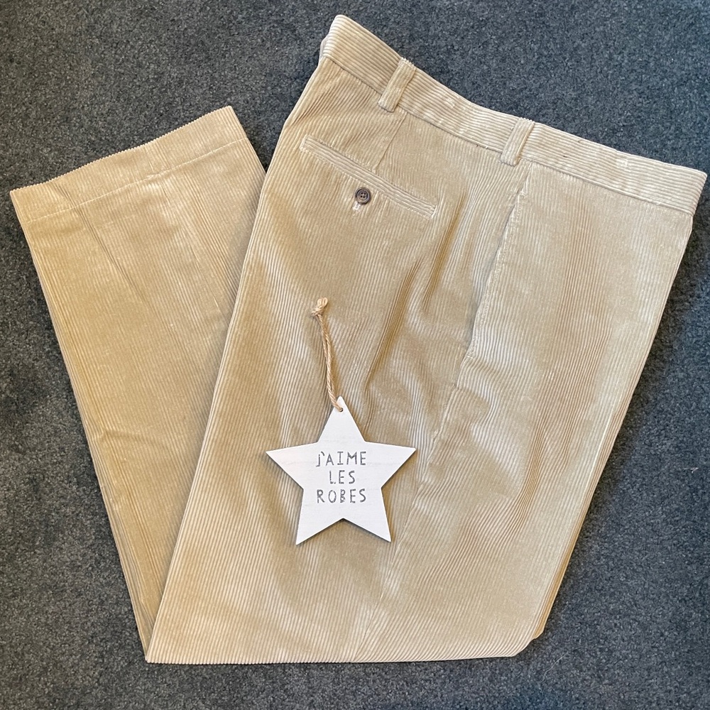 Brooks Brothers Tan Corduroy Pants Classic Style